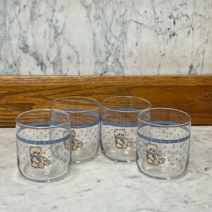Theodore Country Bear 10 oz old fashioned "rocks" juice glasses